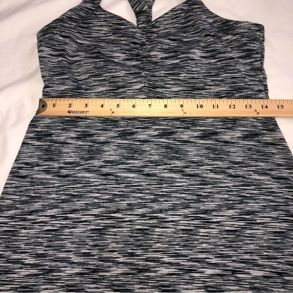 Soybu Dress Size Medium Tank Gray Black Bra Athleisure Soft Stretch Performance - Picture 6 of 10